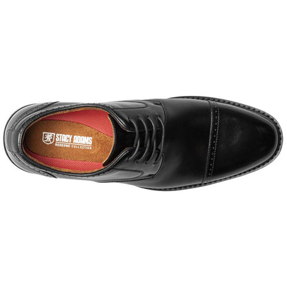 Stacy Adams Men’s Cap Toe Black Oxfords Bailey