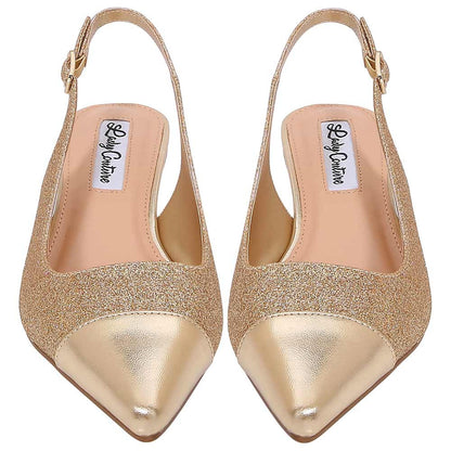 Lady Couture Saphire Pump 1.5” In Gold