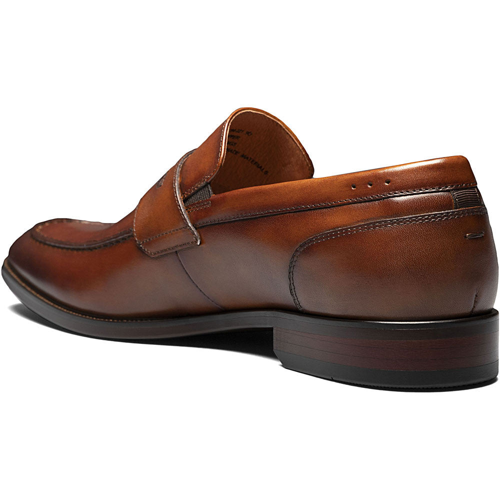 Florsheim Sorrento Cognac Moc Toe Penny Loafer Men's Dress Shoes