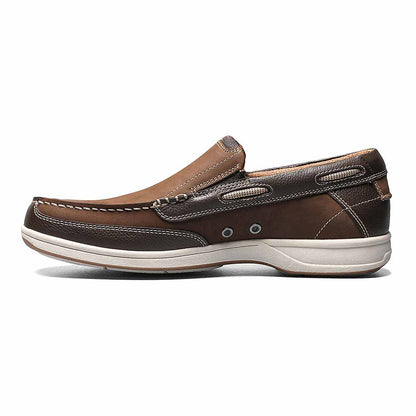 Florsheim Lakeside Brown Moc Toe Slip On Shoes