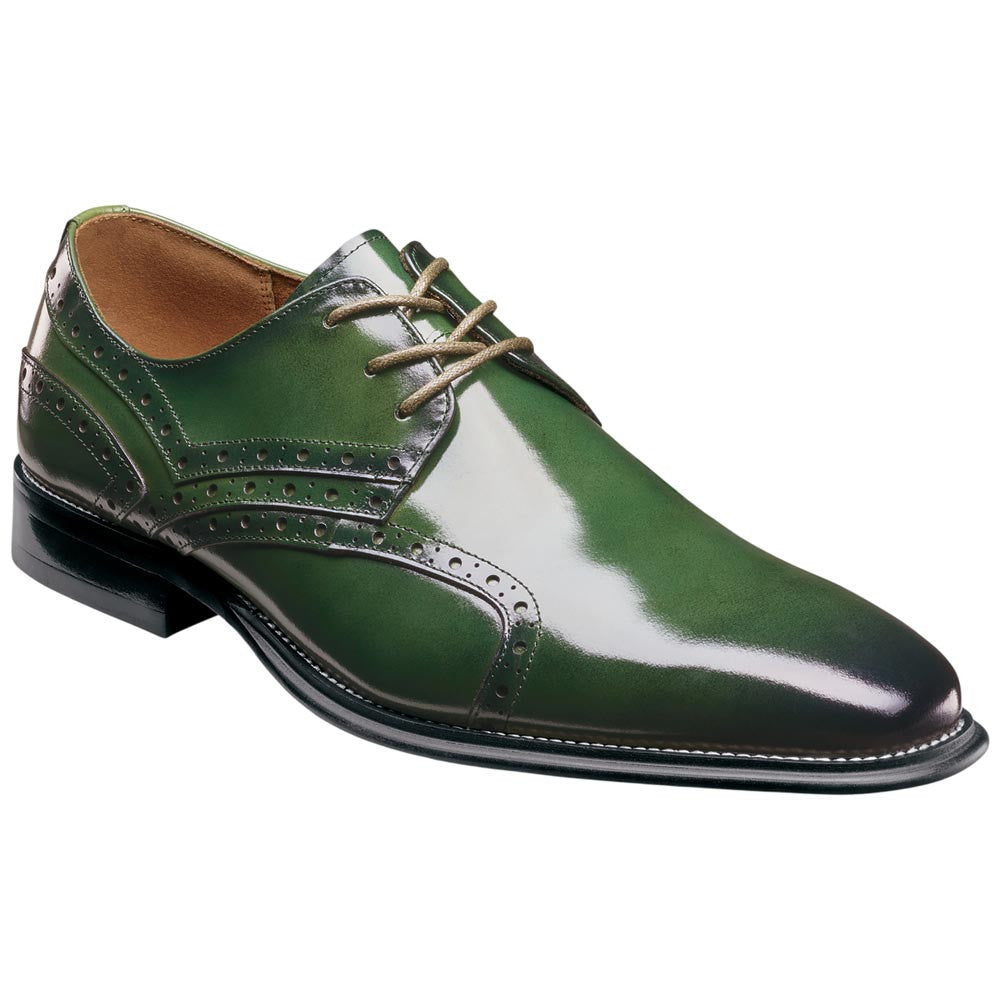 Stacy Adams Alexander Plain Toe Oxford - Green