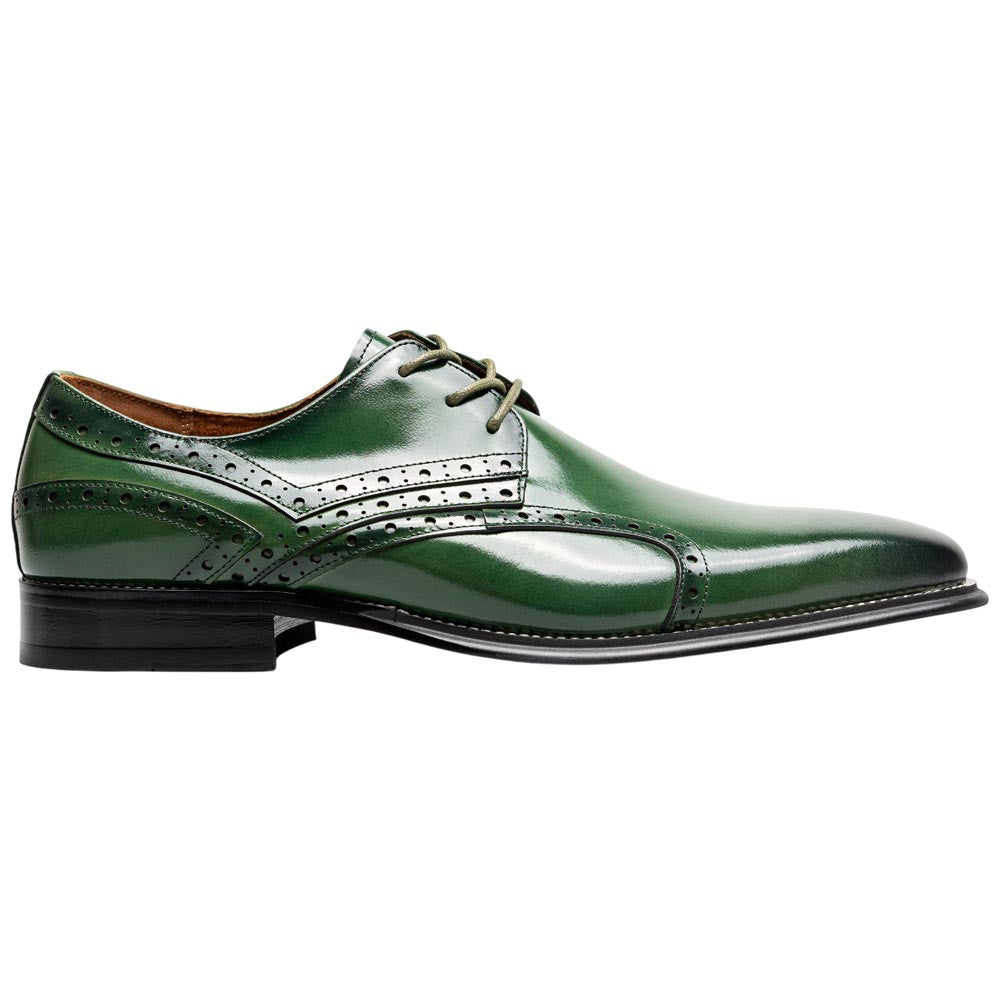 Stacy Adams Alexander Plain Toe Oxford - Green