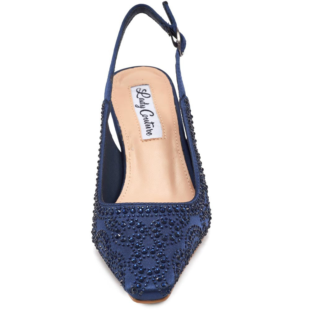 Lady Couture Lucy Pumps 2.5" Heels in Navy