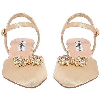 Lady Couture 2" Heel Classy Pump in Gold