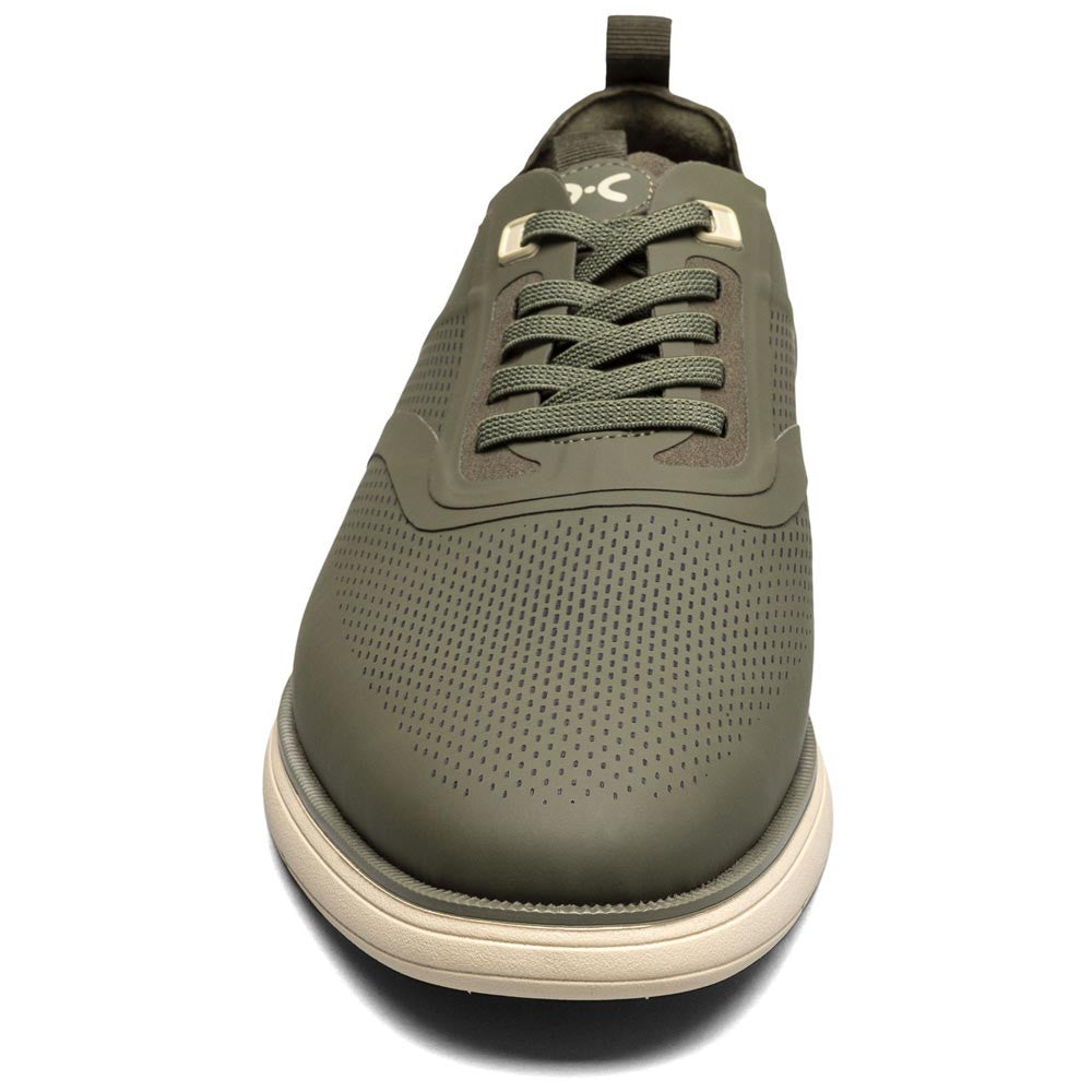 Stacy Adams Men’s Plain Toe Olive Elastic Lace Up Casual Hybrid Everidge