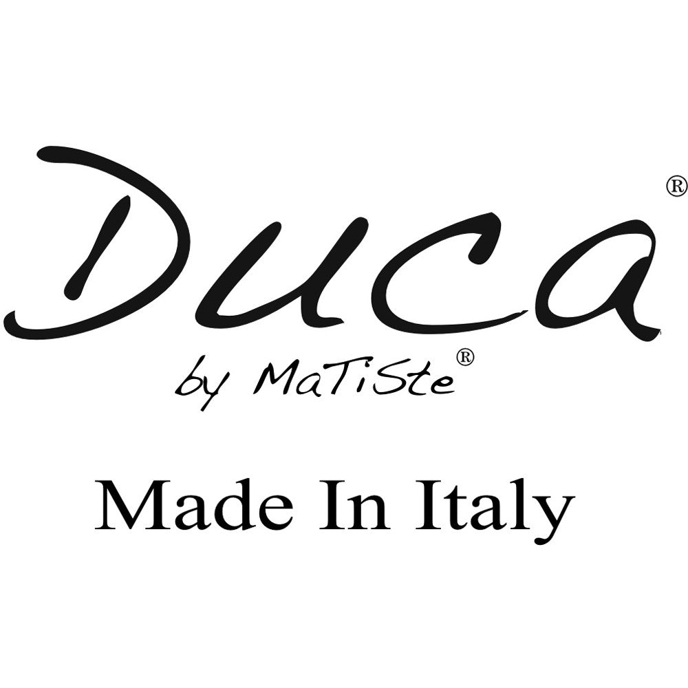 Duca Lombardi Men's Black Calf-Skin Leather Oxfords Shoes
