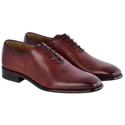 Corrente Men's Calfskin Lace-Up Oxford - Tan