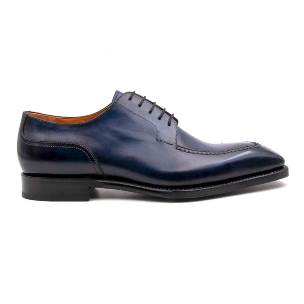 UGo Vasare Classic HandSewn Norman Two-Toned Laceup Navy Oxford Shoes