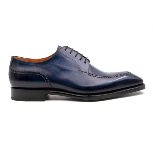 UGo Vasare Classic HandSewn Norman Two-Toned Laceup Navy Oxford Shoes