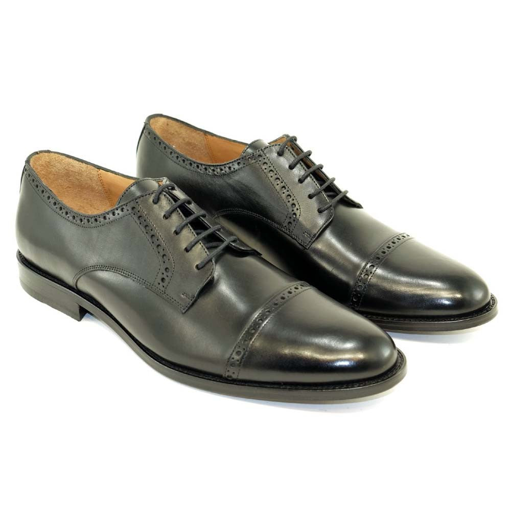 Alan Payne Cambridge Black Cap Toe Men’s Derby