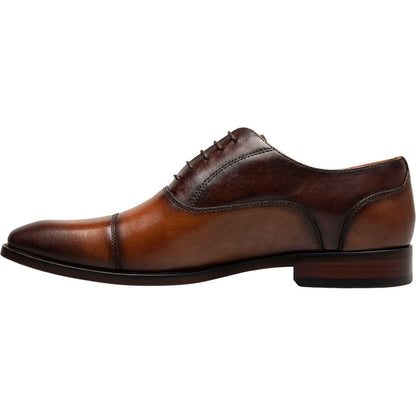 Florsheim Sorrento Cognac Multi Lux Cap Toe Balmoral Oxford Men's Shoes