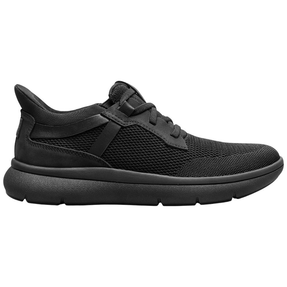 Florsheim Fleet Black Knit Elastic Lace Slip-On Casual Sneaker for Men
