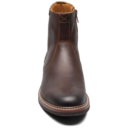 Norwalk PlainToe Side Zip Boot | Florsheim Brown CH Dress Boots for Men