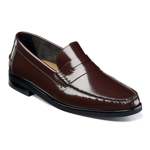 Florsheim Berkley Flex Moc Toe Penny Loafer in Burgundy