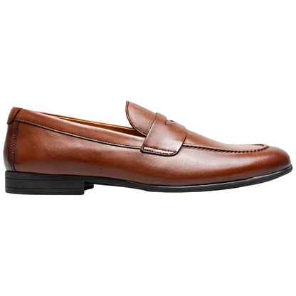 Florsheim Modena Moc Toe Cognac Leather Penny Loafer for Men