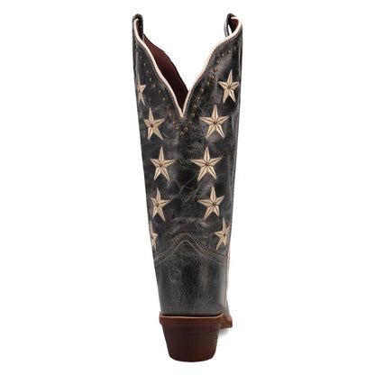 Laredo Serenade Blue Leather Snip Toe Western Cowgirl Boots (USA Women Size)