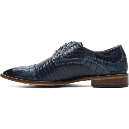 Stacy Adams TEDESCO Blue Cap Toe Oxford Shoes