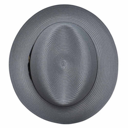 Dobbs Parker Grey Florentine Milan Synthetic Straw Dress Hat