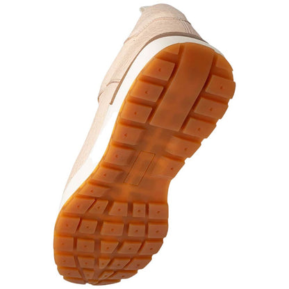 Mezlan Hill Men's Bone Lambskin Dress Sneaker - Handmade in Spain