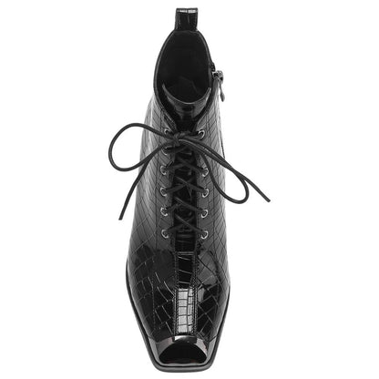 Lady Couture Fantastic Black Style-Forward Ankle Boots