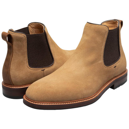 Florsheim Anthem Plain Toe Mocha Suede Chelsea Boot for Men