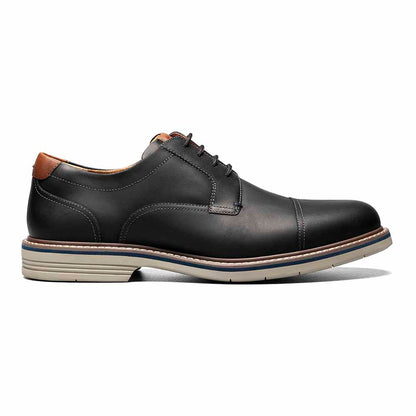 Florsheim Norwalk Black CH Soft Leather Cap Toe Casual Derby (USA Men Size)
