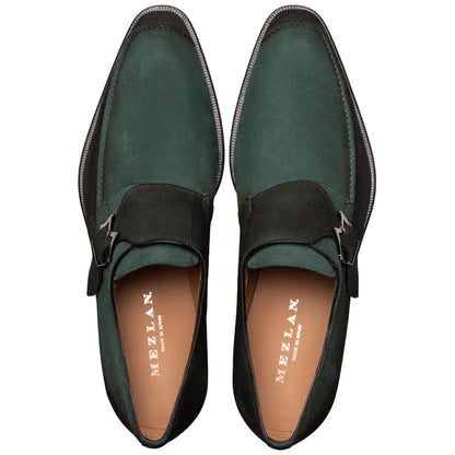 Diesel Burnished Suede Forest Monk Strap | Mezlan Dress Shoes for Men