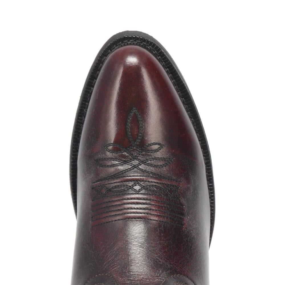 Laredo Birchwood Black Cherry Leather Round Toe Western Cowboy Boot(US Men Size)