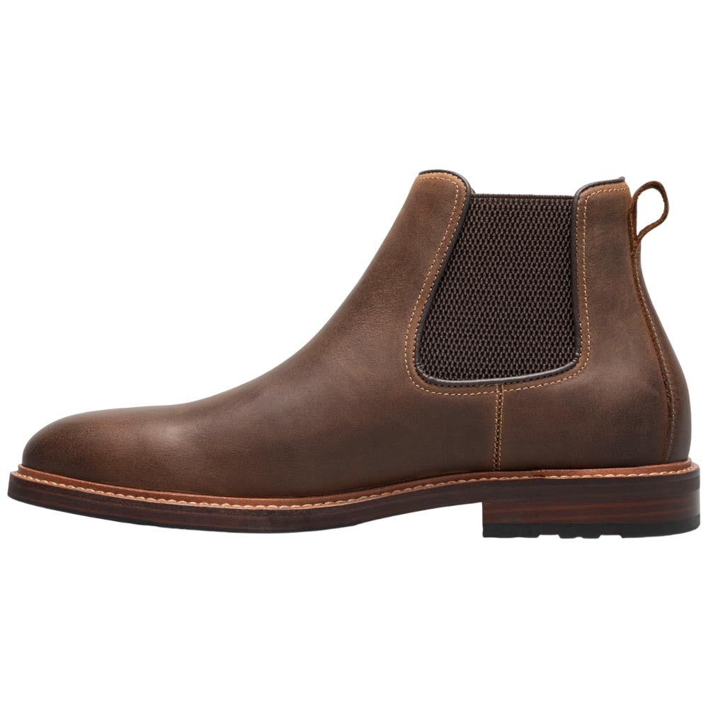 Florsheim Anthem Plain Toe Brown Leather Chelsea Boot for Men