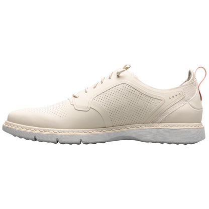 Stacy Adams Synchro Plain Toe Elastic Lace Cream Casual Hybrid Shoes for Men
