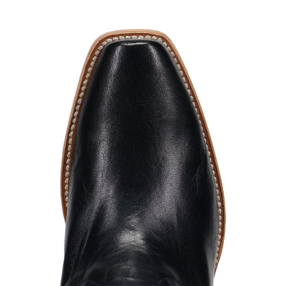 Dan Post Frenchie Men's Black Leather Western Boot - 13" Shaft, Square Toe