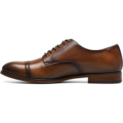 Stacy Adams William Cap Toe Oxford in Tan