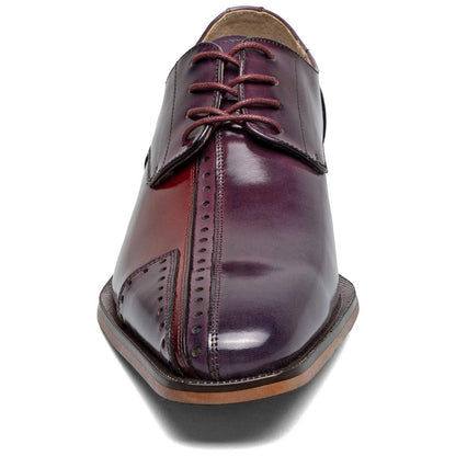 Palmento Modified Cap Toe Oxford | Stacy Adams Dress Shoes in Burgundy Multi for Men