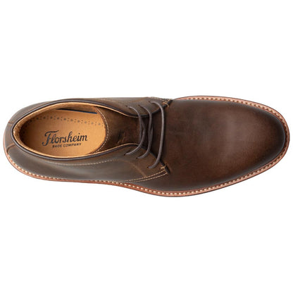 Florsheim Anthem Plain Toe Chukka Boot Brown Leather for Men