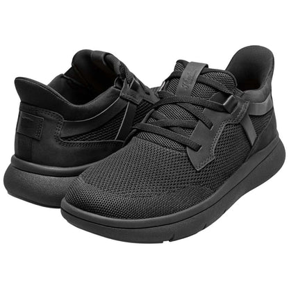 Florsheim Fleet Black Knit Elastic Lace Slip-On Casual Sneaker for Men