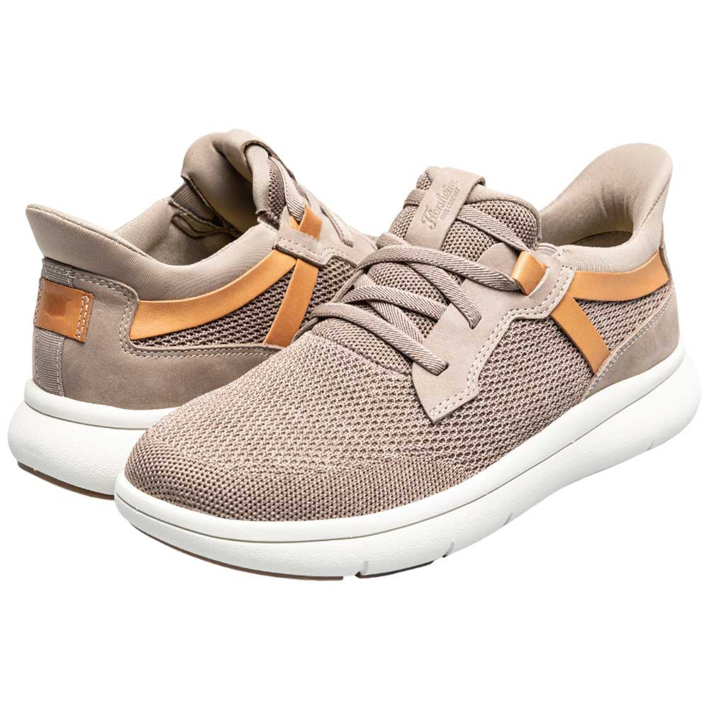 Florsheim Fleet Knit Mushroom Multi Elastic Lace Slip-On Sneaker for Men