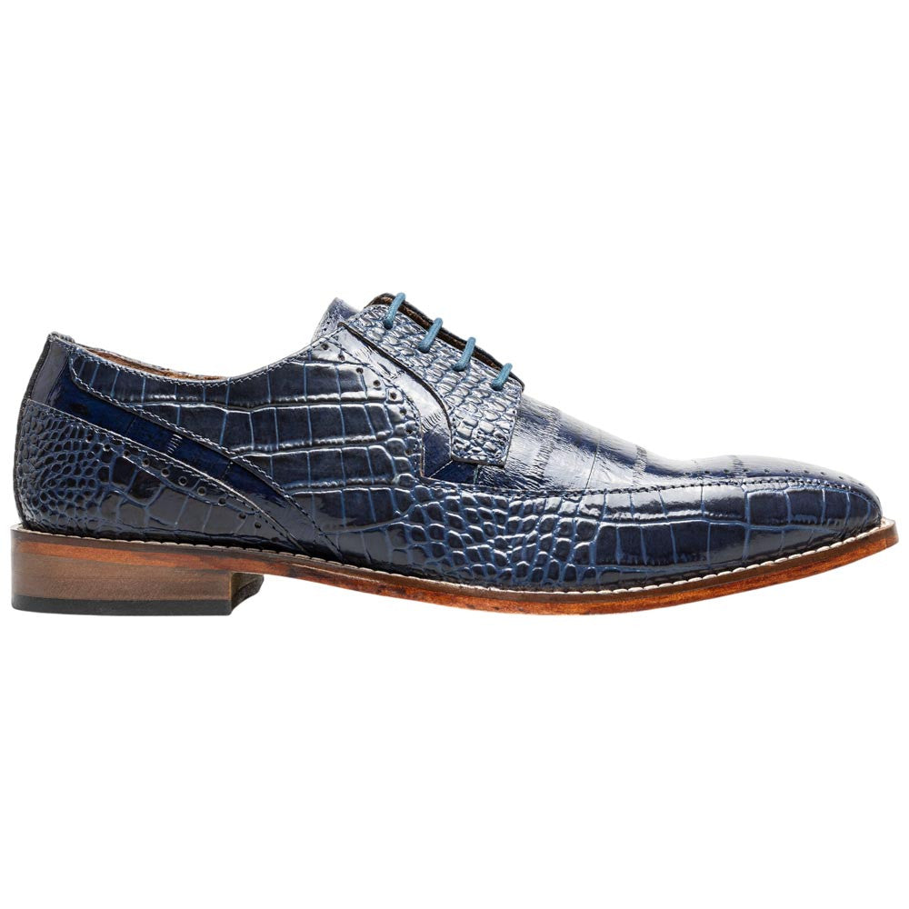 Stacy Adams Talamanco Bike Toe Oxford - Blue