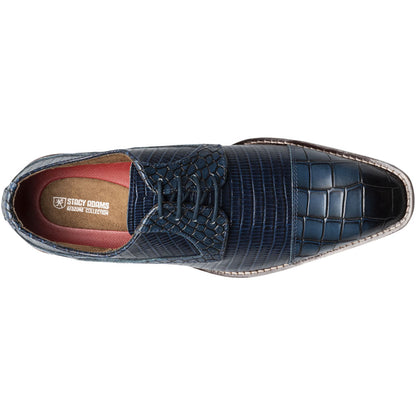 Stacy Adams TEDESCO Blue Cap Toe Oxford Shoes