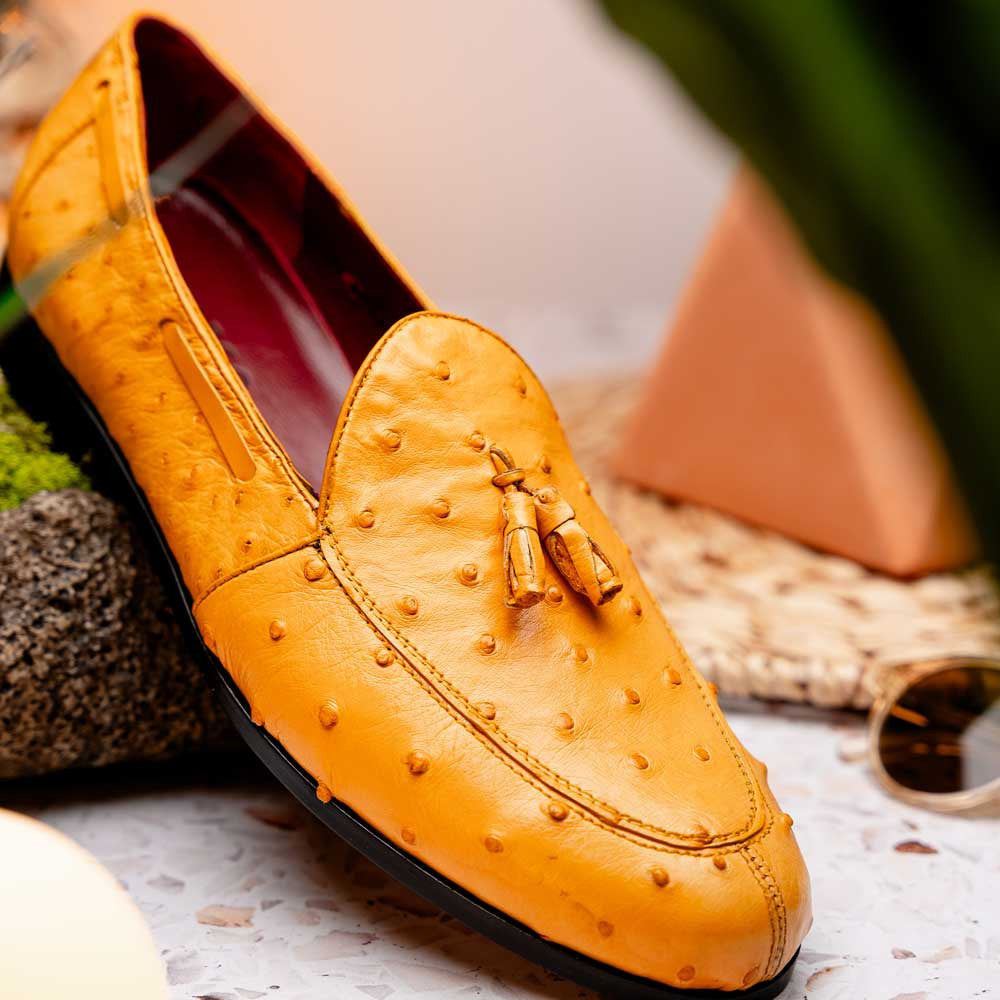 Marco Di Milano Aubiere Buttercup Ostrich Loafers