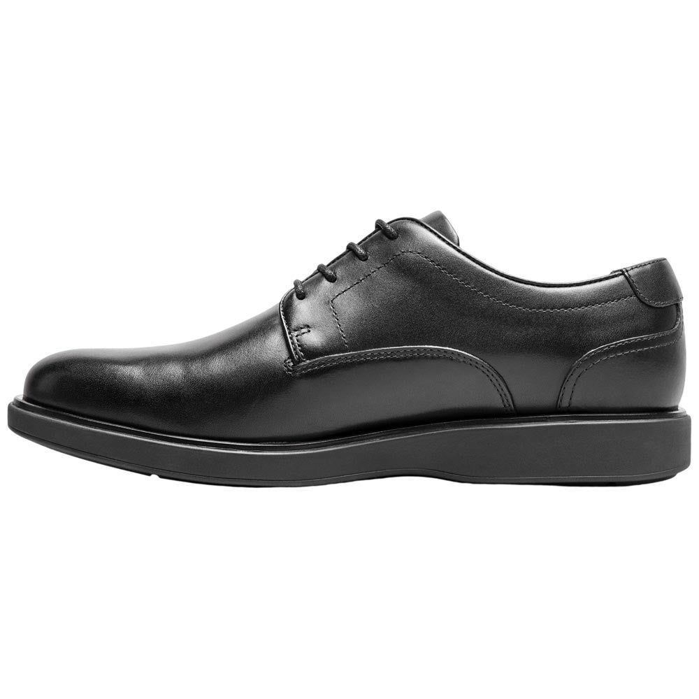 Florsheim Avenue Men's Black Smooth Leather Plain Toe Oxford