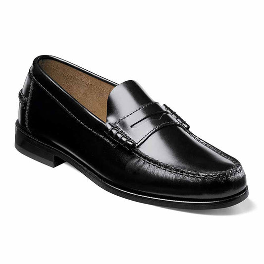 Florsheim Berkley Black Moc Toe Penny Loafer