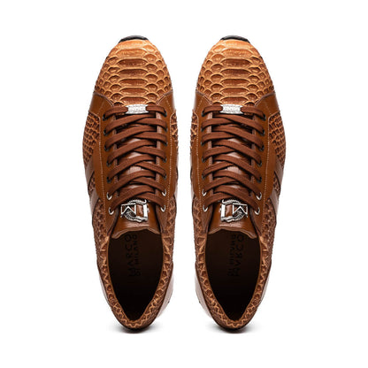 Marco Di Milano VERONA Honey Python & Calfskin Sneakers
