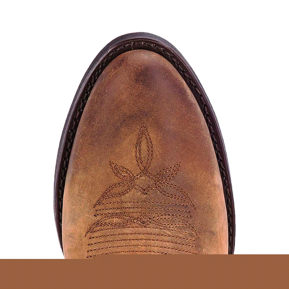 Laredo Bridget Tan Leather Round Toe Western Cowgirl Boots (USA Women Size)