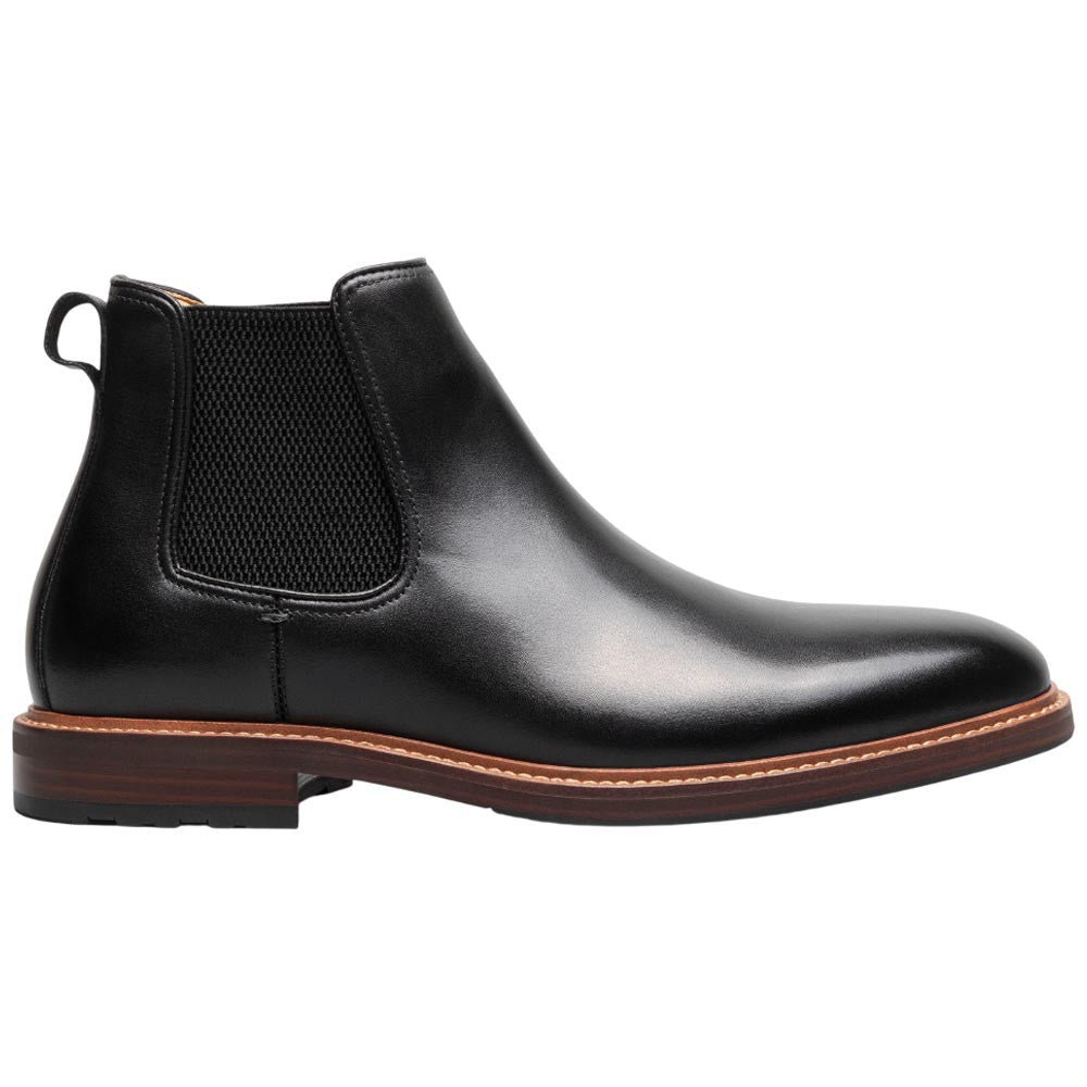 Florsheim Anthem Plain Toe Chelsea Black Leather Boot for Men