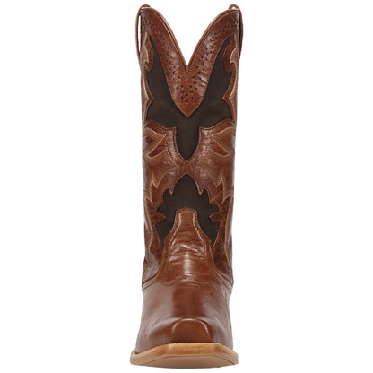 Dan Post Frenchie Men's Tan Leather Western Boot - 13" Shaft, Square Toe