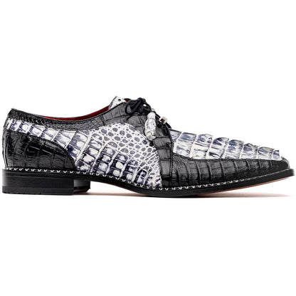 Caribe Men’s Genuine Hornback Caiman Crocodile Dress Derby | Marco Di Milano