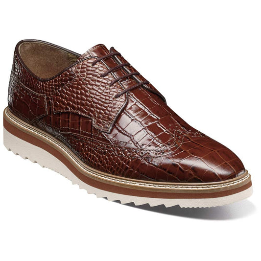 Alario Wingtip Oxford | Stacy Adams Dress Shoes in Cognac for Men