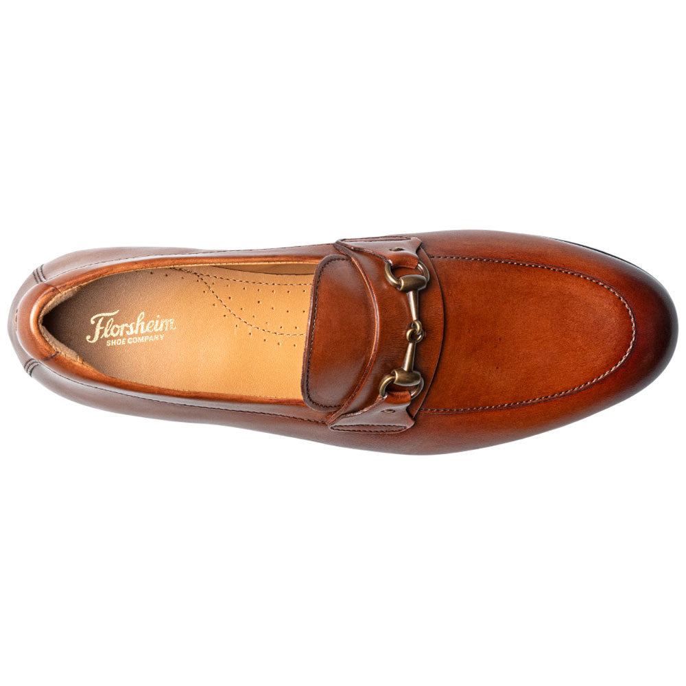 Florsheim Modena Moc Toe Bit Cognac Leather Loafer for Men