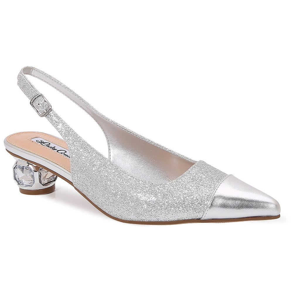 Lady Couture Saphire Pump 1.5” In Silver