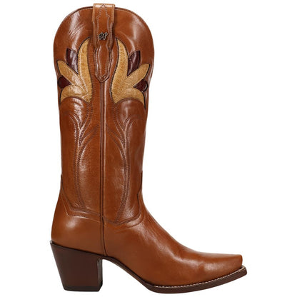 Dan Post Marsala Whiskey Women's Leather Western Boots